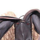 Christian Dior Trotter Canvas Shoulder Bag Brown Auth 156003-19