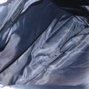 Christian Dior Trotter Canvas Shoulder Bag Black Silver Auth 156004-17