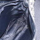 Christian Dior Trotter Canvas Shoulder Bag Black Silver Auth 156004-18