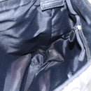 Christian Dior Trotter Canvas Shoulder Bag Black Silver Auth 156004-19