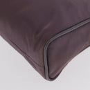 PRADA Shoulder Bag Nylon Gold Purple Auth 156015-16