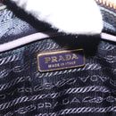 PRADA Shoulder Bag Nylon Gold Purple Auth 156015-19