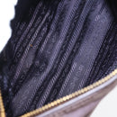 PRADA Shoulder Bag Nylon Gold Purple Auth 156015-11