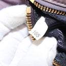 PRADA Shoulder Bag Nylon Gold Purple Auth 156015-12