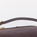 PRADA Shoulder Bag Nylon Gold Purple Auth 156015-8