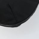 PRADA Shoulder Bag Nylon Black Silver Auth 156018-12