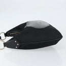 PRADA Shoulder Bag Nylon Black Silver Auth 156018-4