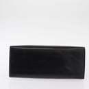 CELINE Hand Bag Leather Black Gold Auth 156020-10