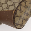 GUCCI GG Supreme Web Sherry Line Bag PVC Red Beige 41 02 034 Auth 156025-9