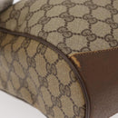 GUCCI GG Supreme Web Sherry Line Bag PVC Red Beige 41 02 034 Auth 156025-14