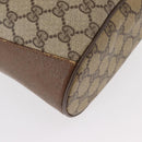 GUCCI GG Supreme Web Sherry Line Bag PVC Red Beige 41 02 034 Auth 156025-15