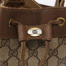 GUCCI GG Supreme Web Sherry Line Bag PVC Red Beige 41 02 034 Auth 156025-10