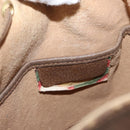 GUCCI GG Supreme Web Sherry Line Bag PVC Red Beige 41 02 034 Auth 156025-17