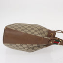 GUCCI GG Supreme Web Sherry Line Bag PVC Red Beige 41 02 034 Auth 156025-3