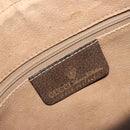 GUCCI GG Supreme Web Sherry Line Shoulder Bag PVC Beige Gold Auth 156026-18