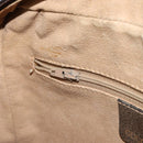 GUCCI GG Supreme Web Sherry Line Shoulder Bag PVC Beige Gold Auth 156026-21