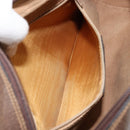 GUCCI GG Supreme Web Sherry Line Shoulder Bag PVC Beige Gold Auth 156026-22