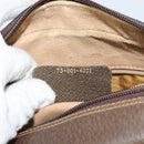 GUCCI GG Supreme Web Sherry Line Shoulder Bag PVC Beige Gold Auth 156026-12