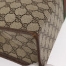 GUCCI GG Supreme Web Sherry Line Hand Bag PVC Beige Gold 010 378 Auth 156033-9