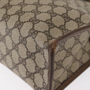 GUCCI GG Supreme Web Sherry Line Hand Bag PVC Beige Gold 010 378 Auth 156033-14