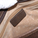 GUCCI GG Supreme Web Sherry Line Hand Bag PVC Beige Gold 010 378 Auth 156033-18