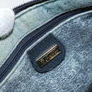 GUCCI GG Supreme Sherry Line Boston Bag PVC Navy Gold 002 39 0069 Auth 156034-15