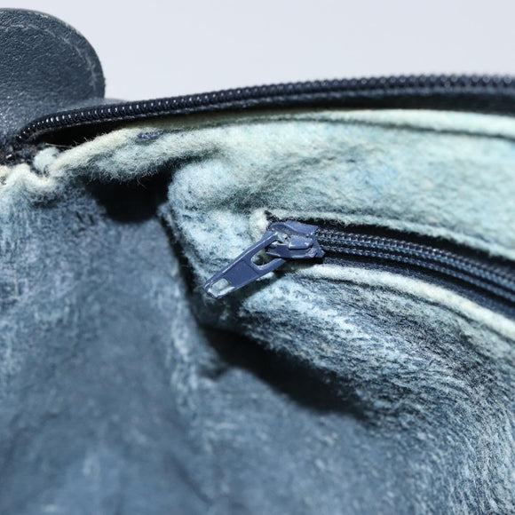 GUCCI GG Supreme Sherry Line Boston Bag PVC Navy Gold 002 39 0069 Auth 156034