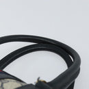 GUCCI GG Supreme Sherry Line Boston Bag PVC Navy Gold 002 39 0069 Auth 156034-8