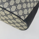 GUCCI GG Supreme Sherry Line Shoulder Bag PVC Red Navy 14 02 034 Auth 156036-10