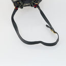 GUCCI GG Supreme Sherry Line Shoulder Bag PVC Red Navy 14 02 034 Auth 156036-7