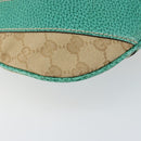 GUCCI GG Canvas Shoulder Bag Beige Silver 134357 Auth 156040-14