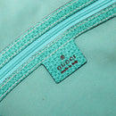 GUCCI GG Canvas Shoulder Bag Beige Silver 134357 Auth 156040-17