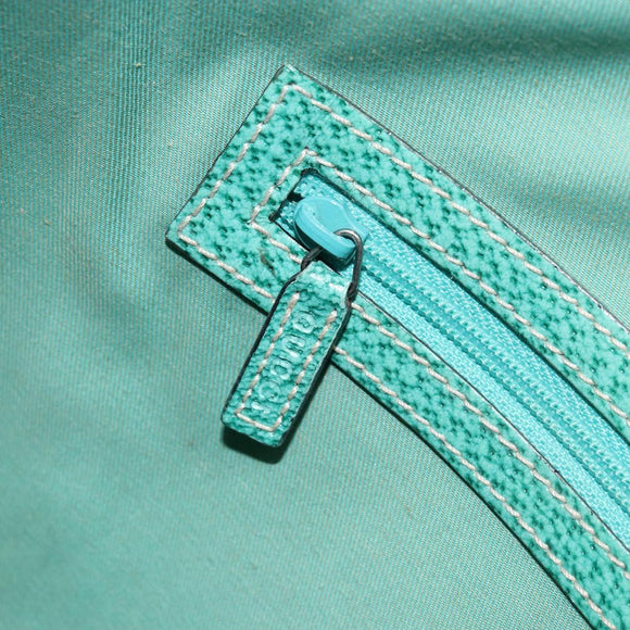 GUCCI GG Canvas Shoulder Bag Beige Silver 134357 Auth 156040