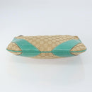 GUCCI GG Canvas Shoulder Bag Beige Silver 134357 Auth 156040-5