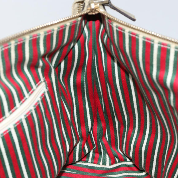 GUCCI GG Canvas Abbey Tote Bag Beige Gold 141470 Auth 156041