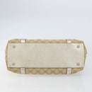 GUCCI GG Canvas Abbey Tote Bag Beige Gold 141470 Auth 156041-9