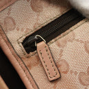 GUCCI GG Crystal Abbey Tote Bag Pink Gold 130736 Auth 156043-18