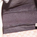 GUCCI GG Crystal Abbey Tote Bag Pink Gold 130736 Auth 156043-10