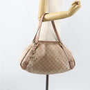 GUCCI GG Crystal Abbey Tote Bag Pink Gold 130736 Auth 156043-21