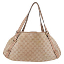 GUCCI GG Crystal Abbey Tote Bag Pink Gold 130736 Auth 156043-2