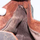 GUCCI Horsebit GG Canvas Shoulder Bag Black 101975 Auth 156044-19