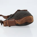 GUCCI Horsebit GG Canvas Shoulder Bag Black 101975 Auth 156044-5