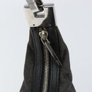 GUCCI Web Sherry Line Shoulder Bag Canvas Black Red Green 01234 Auth 156045-10