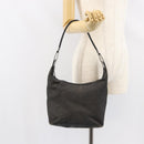 GUCCI Web Sherry Line Shoulder Bag Canvas Black Red Green 01234 Auth 156045-23