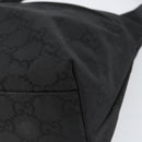 GUCCI GG Canvas Shoulder Bag Black 001 3386 Auth 156046-9