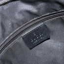 GUCCI GG Canvas Shoulder Bag Black 001 3386 Auth 156046-17