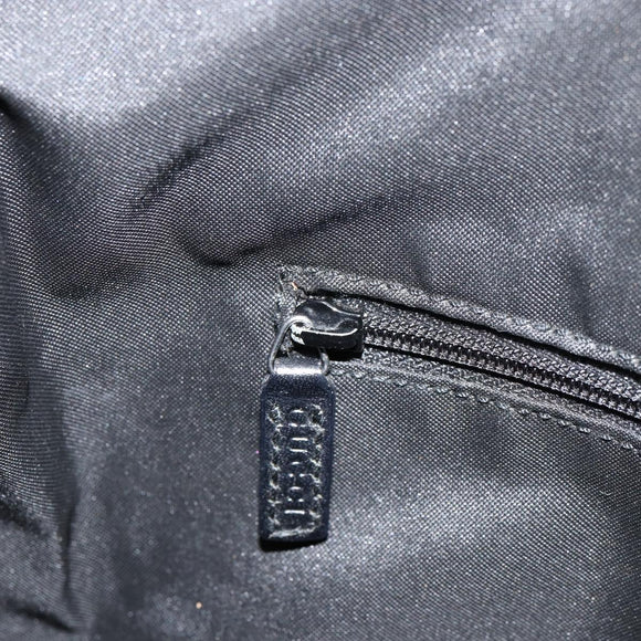 GUCCI GG Canvas Shoulder Bag Black 001 3386 Auth 156046