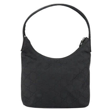 GUCCI GG Canvas Shoulder Bag Black 001 3386 Auth 156046 - 0