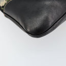 GUCCI Flora Shoulder Bag Canvas Black Gold 153029 Auth 156047-11