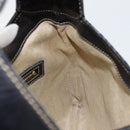 GUCCI Flora Shoulder Bag Canvas Black Gold 153029 Auth 156047-18